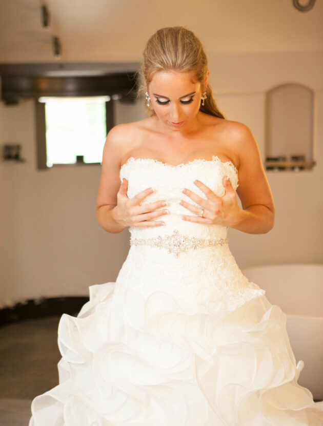 Unieke bruidsjurk van “Say yes to the dress” + bijpassende petticoat (S)