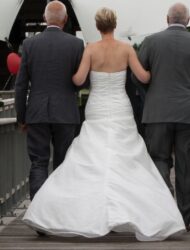 Linea Raffaelli trouwjurk perfect voor een strandbruiloft